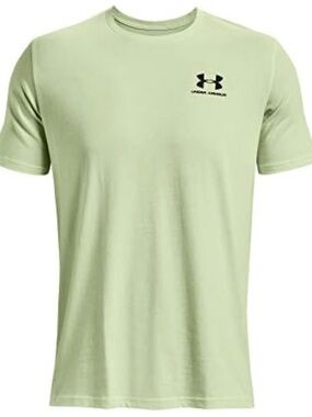 Under Armour SIZE Large 🆕 Sportstyle T-shirt light green cotton/polyester blend